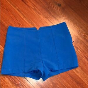 Forever 21 Highwaisted blue shorts